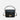Front shot of Mini Palais Royal Crown black leather mini bag. With gold and silver accents, made in italy