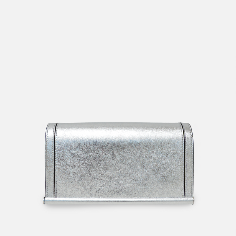 Temple Silver Clutch by Susan Szatmáry. Luxury evening bag.