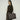 Dark brown leather tote bag with a minimalist design – Bourse by Susan Szatmáry.